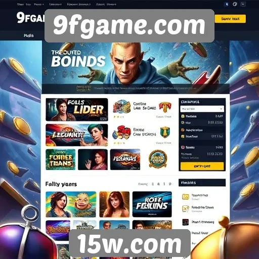 Navegação e usabilidade do site 9fgame.com
